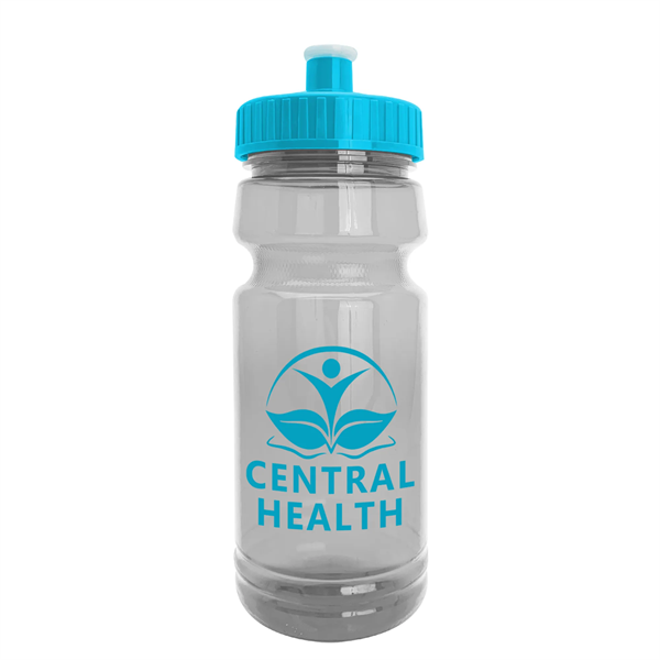 The Trainer - 24 oz. Clear Sports Bottles with Push pull lid - The Trainer - 24 oz. Clear Sports Bottles with Push pull lid - Image 8 of 14
