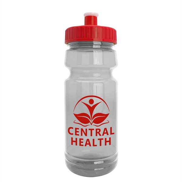 The Trainer - 24 oz. Clear Sports Bottles with Push pull lid - The Trainer - 24 oz. Clear Sports Bottles with Push pull lid - Image 9 of 14