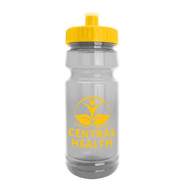 The Trainer - 24 oz. Clear Sports Bottles with Push pull lid - The Trainer - 24 oz. Clear Sports Bottles with Push pull lid - Image 11 of 14