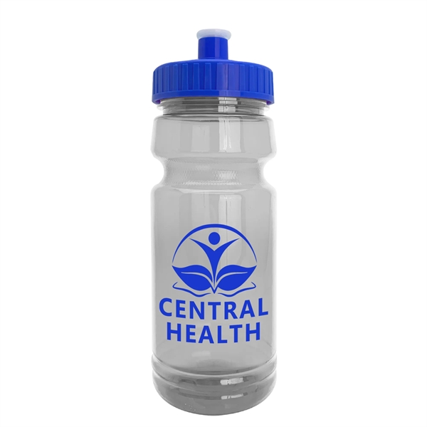 The Trainer - 24 oz. Clear Sports Bottles with Push pull lid - The Trainer - 24 oz. Clear Sports Bottles with Push pull lid - Image 12 of 14