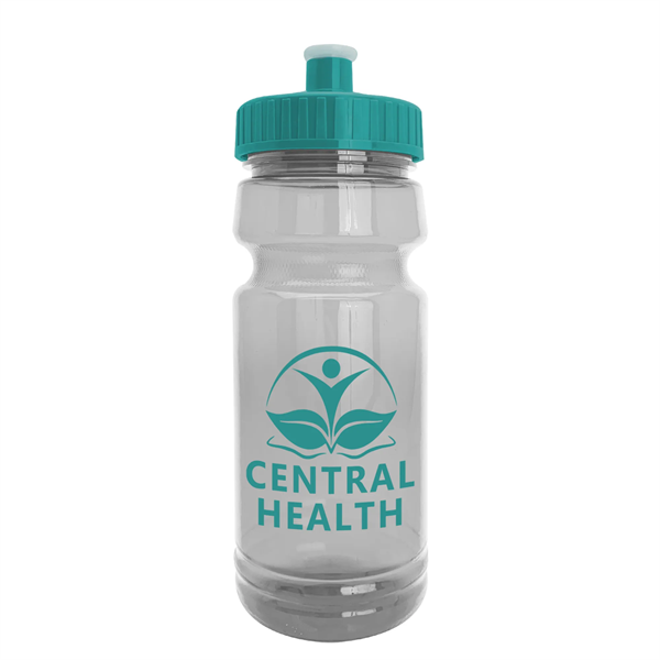 The Trainer - 24 oz. Clear Sports Bottles with Push pull lid - The Trainer - 24 oz. Clear Sports Bottles with Push pull lid - Image 14 of 14