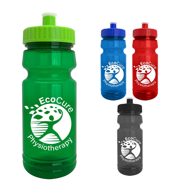 The Trainer - 24 oz. UpCycle rPET Bottle with Pushpull lid - The Trainer - 24 oz. UpCycle rPET Bottle with Pushpull lid - Image 0 of 14