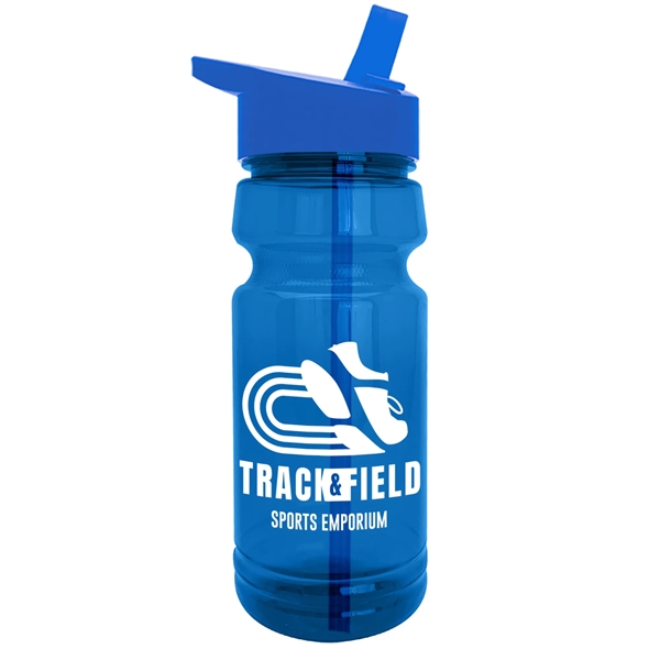 The Trainer - 24 oz. UpCycle rPET Bottle with Drink thru lid - The Trainer - 24 oz. UpCycle rPET Bottle with Drink thru lid - Image 1 of 11