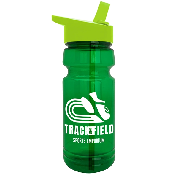 The Trainer - 24 oz. UpCycle rPET Bottle with Drink thru lid - The Trainer - 24 oz. UpCycle rPET Bottle with Drink thru lid - Image 3 of 11