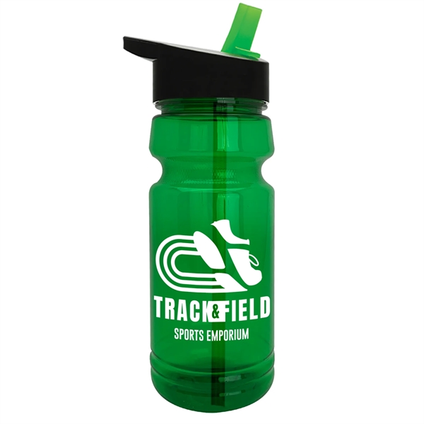 The Trainer - 24 oz. UpCycle rPET Bottle with Drink thru lid - The Trainer - 24 oz. UpCycle rPET Bottle with Drink thru lid - Image 5 of 11