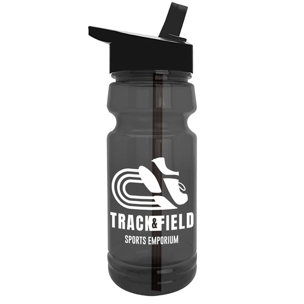 The Trainer - 24 oz. UpCycle rPET Bottle with Drink thru lid - The Trainer - 24 oz. UpCycle rPET Bottle with Drink thru lid - Image 6 of 11
