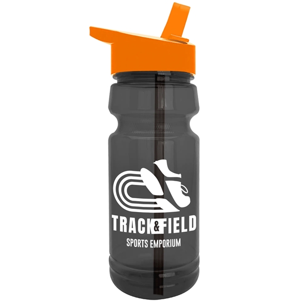 The Trainer - 24 oz. UpCycle rPET Bottle with Drink thru lid - The Trainer - 24 oz. UpCycle rPET Bottle with Drink thru lid - Image 7 of 11