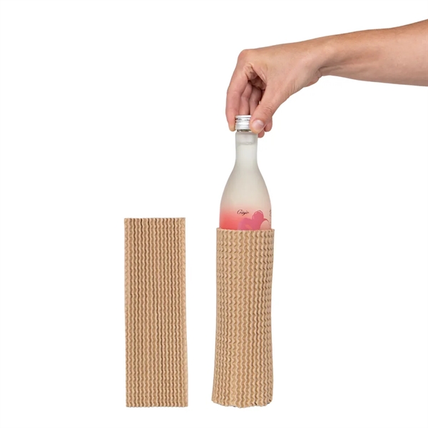Mini Natural Kraft Paper Transport Sleeves - 100% PCR - Mini Natural Kraft Paper Transport Sleeves - 100% PCR - Image 0 of 2