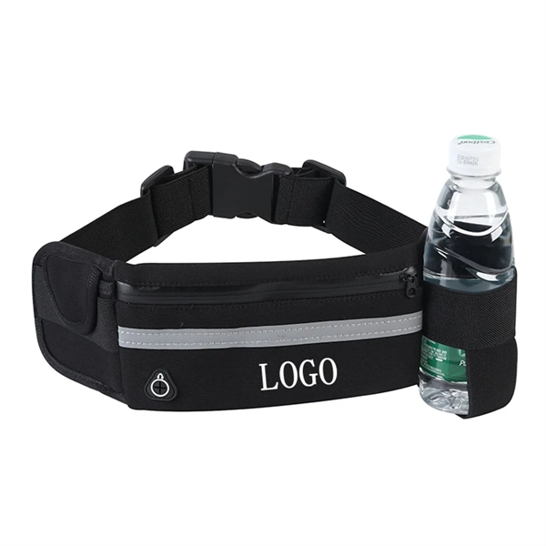 Sports Fanny Pack With Water Bottle Holder - Sports Fanny Pack With Water Bottle Holder - Image 0 of 7