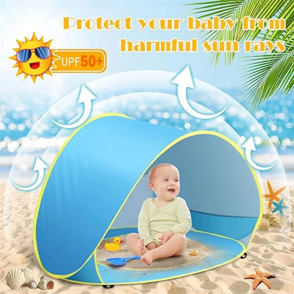 Baby UV Protection Beach Tent - Baby UV Protection Beach Tent - Image 3 of 5