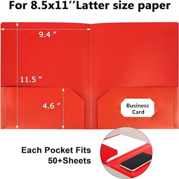 Plastic Folders With Pockets For Office School - Plastic Folders With Pockets For Office School - Image 1 of 4