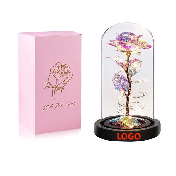 Colorful Rose Flower Glass Gifts For Women - Colorful Rose Flower Glass Gifts For Women - Image 0 of 5