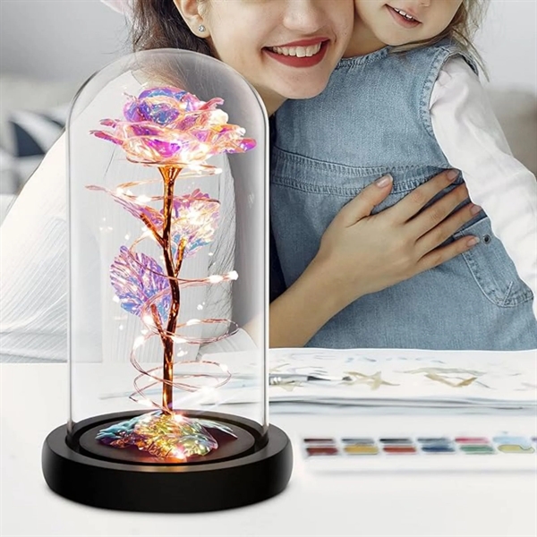 Colorful Rose Flower Glass Gifts For Women - Colorful Rose Flower Glass Gifts For Women - Image 5 of 5