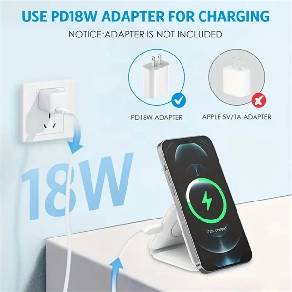 10 In 1 Foldable Magnetic Wireless Charge Data Cable Bag - 10 In 1 Foldable Magnetic Wireless Charge Data Cable Bag - Image 4 of 9