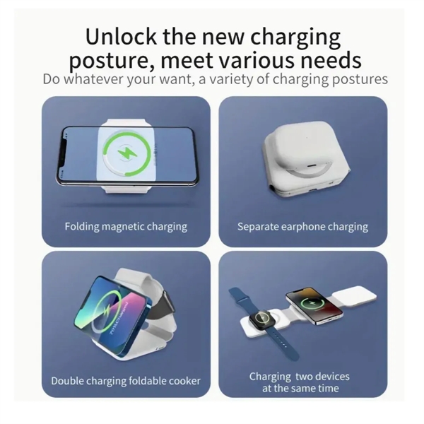 10 In 1 Foldable Magnetic Wireless Charge Data Cable Bag - 10 In 1 Foldable Magnetic Wireless Charge Data Cable Bag - Image 7 of 9