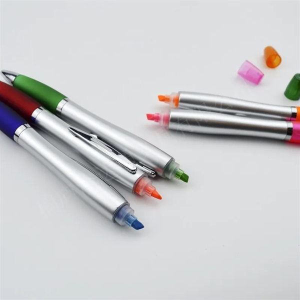 Custom Highlighter Pen Combos with Rubber Grip - Custom Highlighter Pen Combos with Rubber Grip - Image 2 of 3