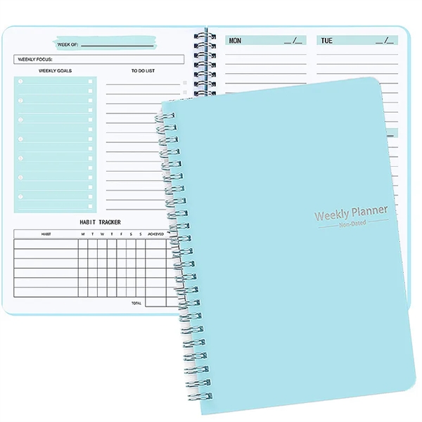 Weekly Planner- Goals Notebook - Weekly Planner- Goals Notebook - Image 1 of 5