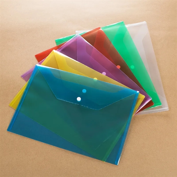 Transparent PP Buckle File Bag - Transparent PP Buckle File Bag - Image 0 of 9