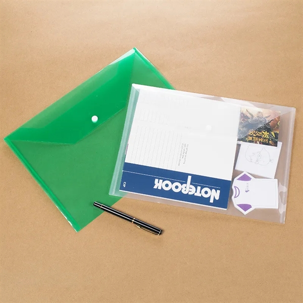 Transparent PP Buckle File Bag - Transparent PP Buckle File Bag - Image 8 of 9