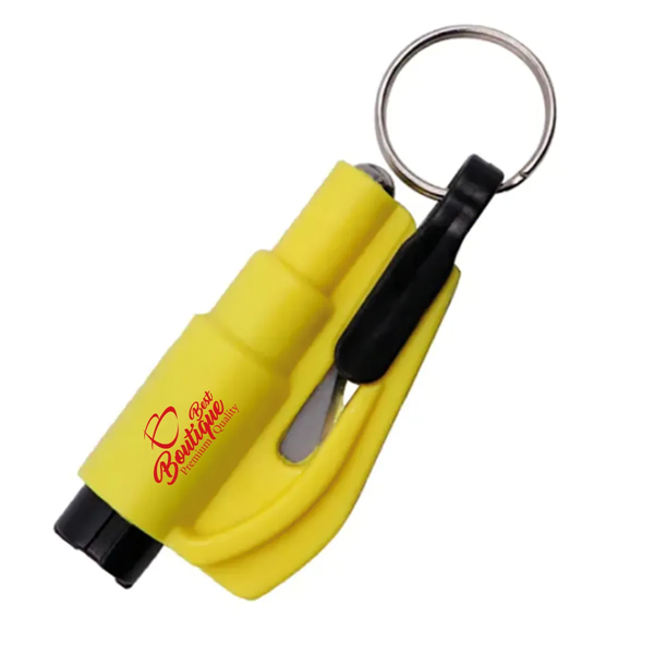 Keychain Car Escape Tool Seat Belt Cutter and Glass Breaker - Keychain Car Escape Tool Seat Belt Cutter and Glass Breaker - Image 3 of 5