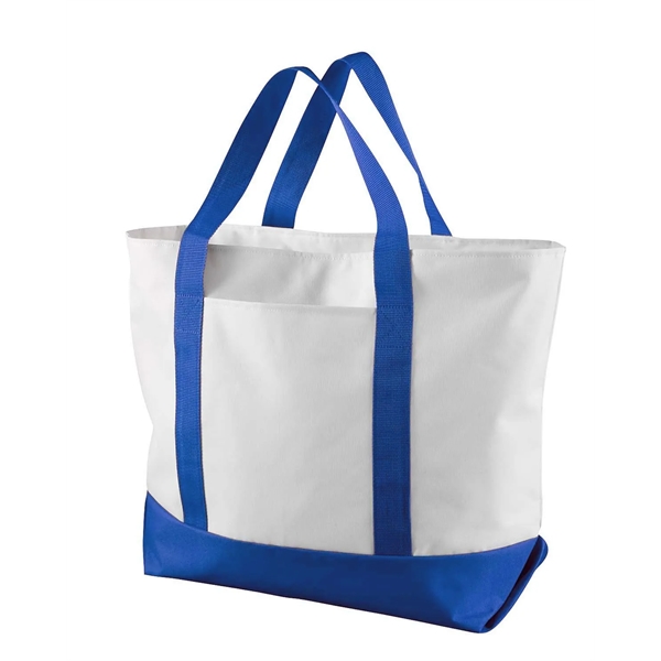 Liberty Bags Bay View Giant Zipper Beach Tote - Liberty Bags Bay View Giant Zipper Beach Tote - Image 2 of 5