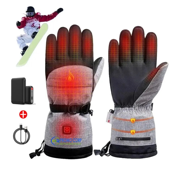 Heated Waterproof Electric Winter Gloves - Heated Waterproof Electric Winter Gloves - Image 0 of 6