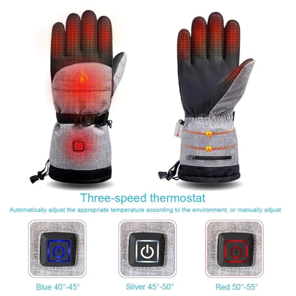Heated Waterproof Electric Winter Gloves - Heated Waterproof Electric Winter Gloves - Image 4 of 6