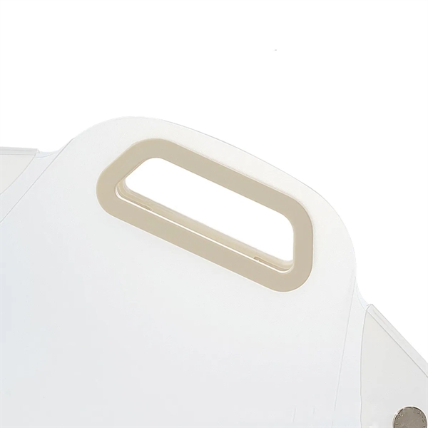Portable File Folder With Snap Button - Portable File Folder With Snap Button - Image 2 of 3