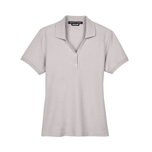 Devon & Jones Ladies' Pima Pique Y-Collar Polo - Devon & Jones Ladies' Pima Pique Y-Collar Polo - Image 88 of 142