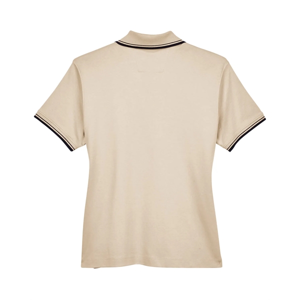 Devon & Jones Ladies' Tipped Perfect Pima Interlock Polo - Devon & Jones Ladies' Tipped Perfect Pima Interlock Polo - Image 18 of 18