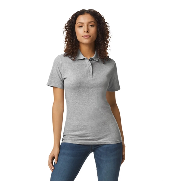 Gildan Ladies' Softstyle Double Pique Polo - Gildan Ladies' Softstyle Double Pique Polo - Image 25 of 44