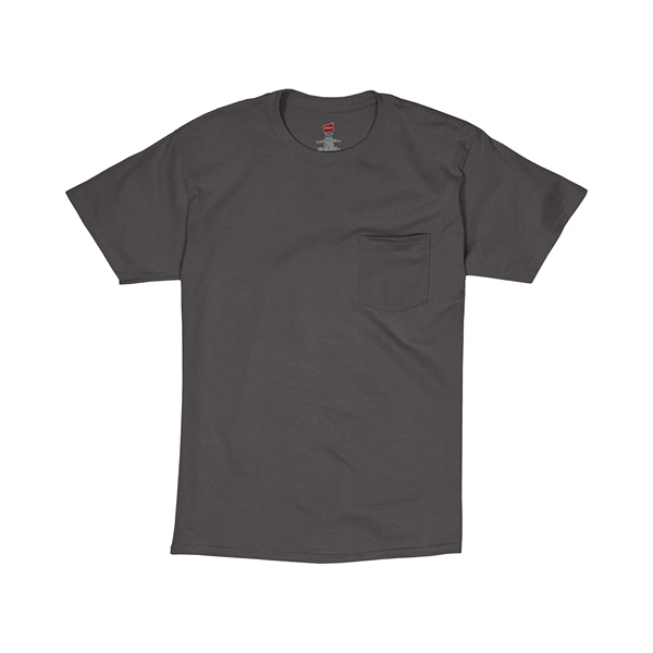 Hanes Men's Authentic-T Pocket T-Shirt - Hanes Men's Authentic-T Pocket T-Shirt - Image 107 of 107