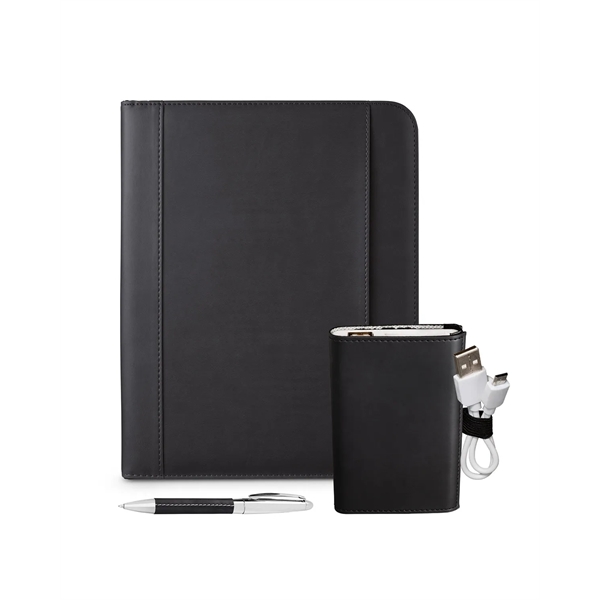 Leeman Tuscany™ Mobile Portfolio Power Bank And Pen Set - Leeman Tuscany™ Mobile Portfolio Power Bank And Pen Set - Image 4 of 8