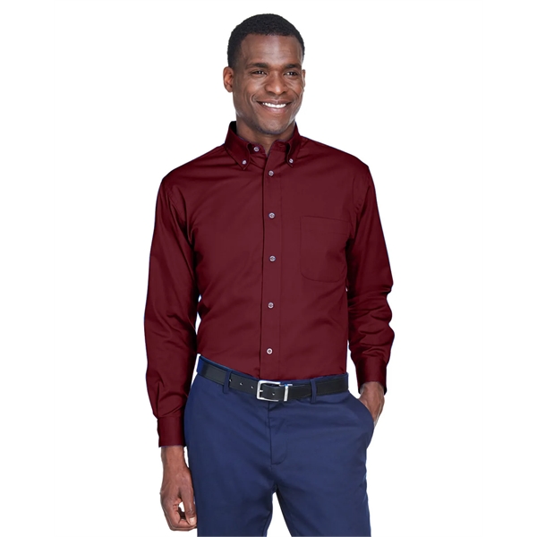 Harriton Men's Easy Blend™ Long-Sleeve Twill Shirt with S... - Harriton Men's Easy Blend™ Long-Sleeve Twill Shirt with S... - Image 87 of 135