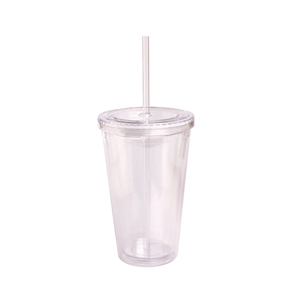 Prime Line 16oz Double Wall Cool Acrylic Tumbler - Prime Line 16oz Double Wall Cool Acrylic Tumbler - Image 3 of 6