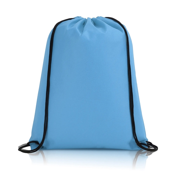 Non-Woven Custom Drawstring Backpack - 14" x 17" - Non-Woven Custom Drawstring Backpack - 14" x 17" - Image 11 of 18