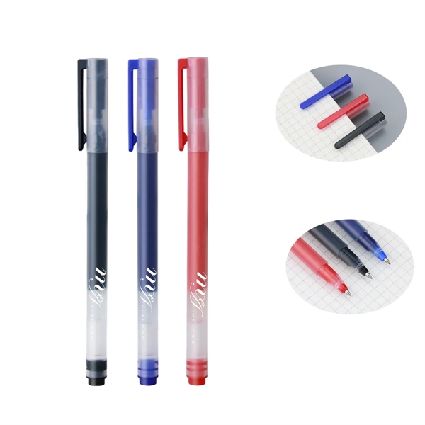 Straight Liquid Carbon Quick Drying Ballpoint Pen - Straight Liquid Carbon Quick Drying Ballpoint Pen - Image 0 of 1