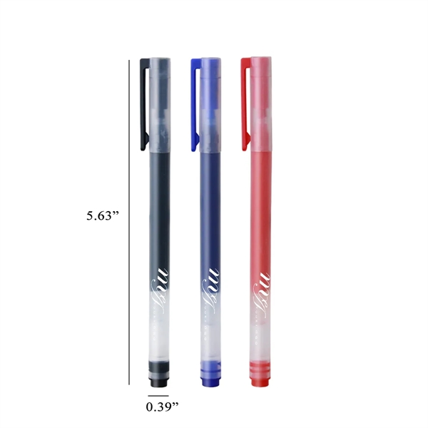 Straight Liquid Carbon Quick Drying Ballpoint Pen - Straight Liquid Carbon Quick Drying Ballpoint Pen - Image 1 of 1