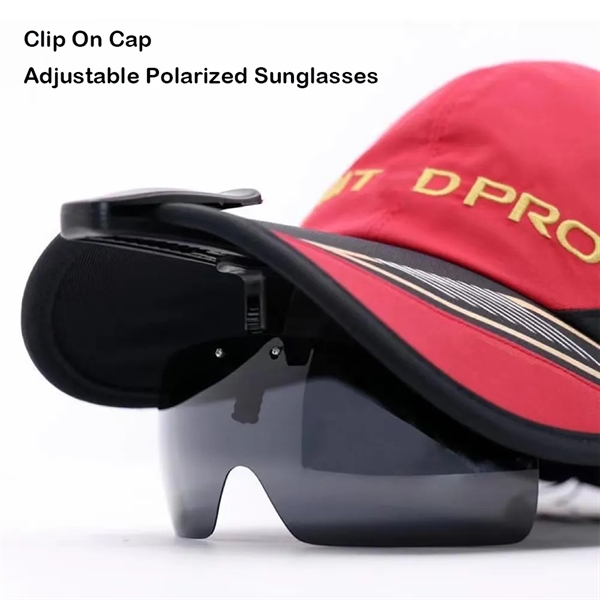 Adjustable Clip On Hat Polarized Sunglasses Eyeglasses - Adjustable Clip On Hat Polarized Sunglasses Eyeglasses - Image 1 of 2