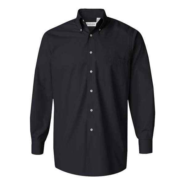 Van Heusen Silky Poplin Shirt - Van Heusen Silky Poplin Shirt - Image 1 of 21