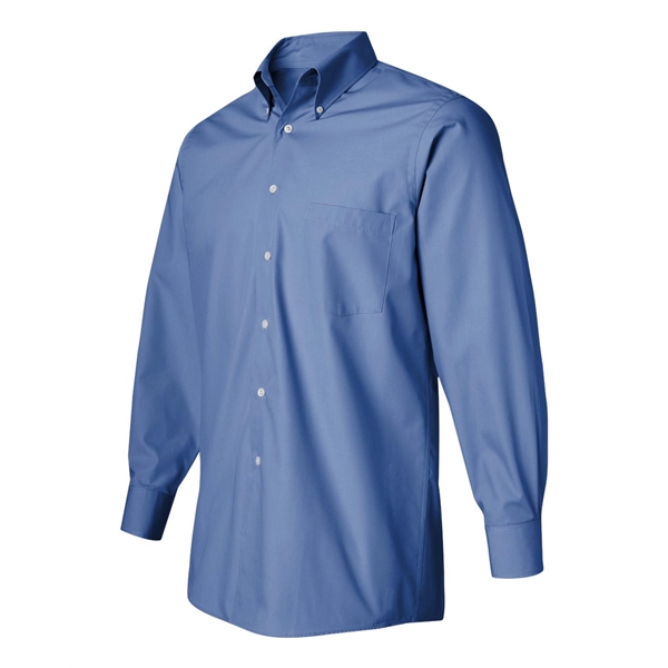 Van Heusen Silky Poplin Shirt - Van Heusen Silky Poplin Shirt - Image 5 of 21