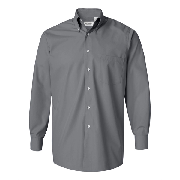 Van Heusen Silky Poplin Shirt - Van Heusen Silky Poplin Shirt - Image 7 of 21