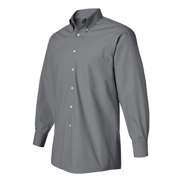 Van Heusen Silky Poplin Shirt - Van Heusen Silky Poplin Shirt - Image 8 of 21