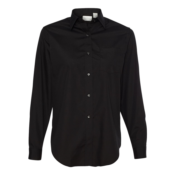 Van Heusen Women's Broadcloth Shirt - Van Heusen Women's Broadcloth Shirt - Image 1 of 6