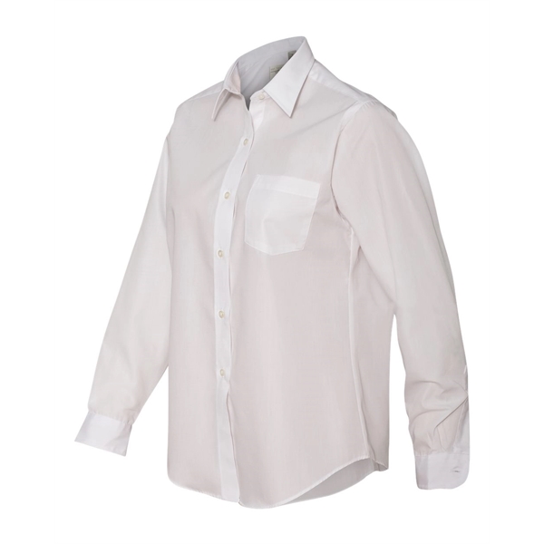 Van Heusen Women's Broadcloth Shirt - Van Heusen Women's Broadcloth Shirt - Image 4 of 6
