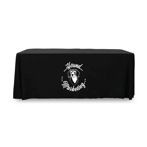6 ft.Throw PolyPoplin™ Table Cover (WHITE LOGO ONLY) - 6 ft.Throw PolyPoplin™ Table Cover (WHITE LOGO ONLY) - Image 0 of 0