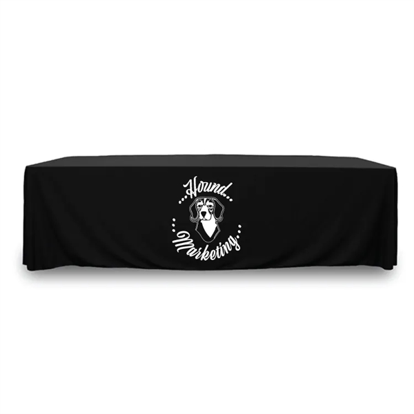 8 ft.Throw PolyPoplin™ Table Cover (WHITE LOGO ONLY) - 8 ft.Throw PolyPoplin™ Table Cover (WHITE LOGO ONLY) - Image 0 of 0