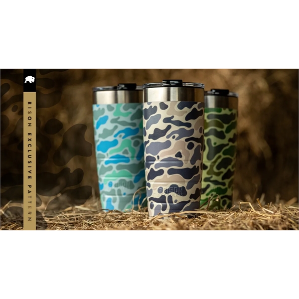 Leakproof 22 oz Bison Tumbler - Camo - Leakproof 22 oz Bison Tumbler - Camo - Image 0 of 3