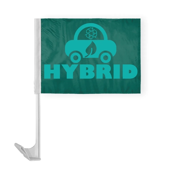 12" x 16" Advertising Car Flag - ePoly - 12" x 16" Advertising Car Flag - ePoly - Image 1 of 28