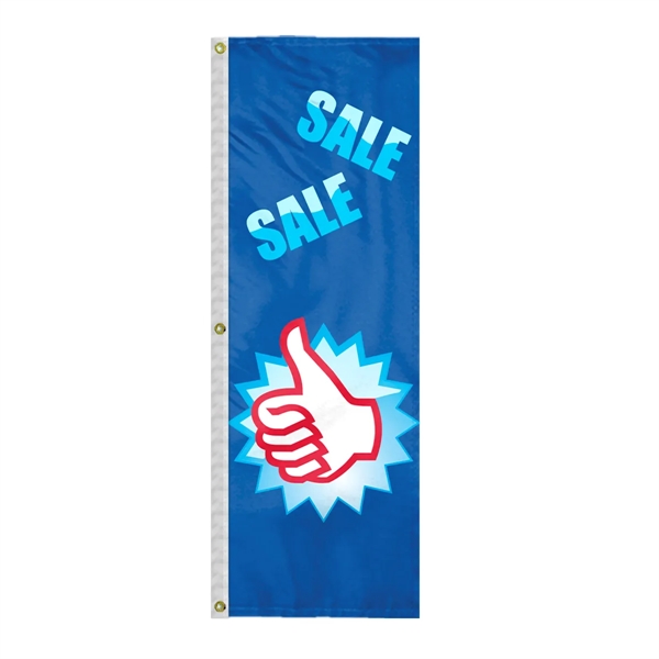 6' x 22" Vertical Limited Edition Design Tower Flag - 6' x 22" Vertical Limited Edition Design Tower Flag - Image 7 of 13